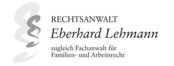 Logo Rechtsanwalt Eberhard Lehmann